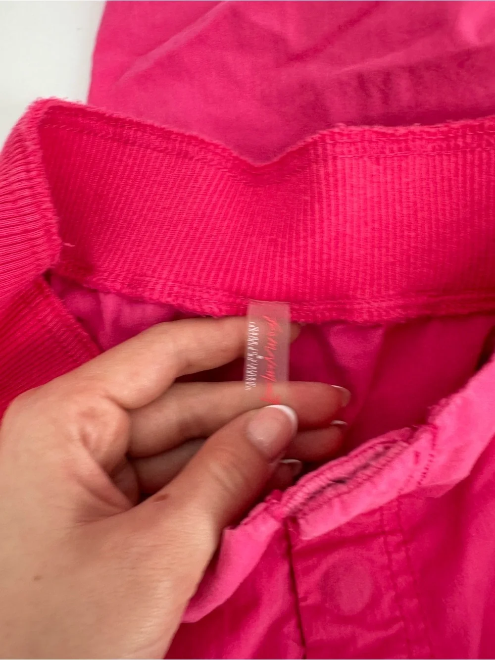 Free People FP Movement Mesmerize Me Hot Pink Cargo Joggers Small